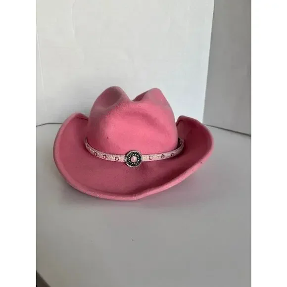 Bullhide Lil’ Pardner Pink Cowboy Hat Kids Youth NWT - Picture 9 of 14